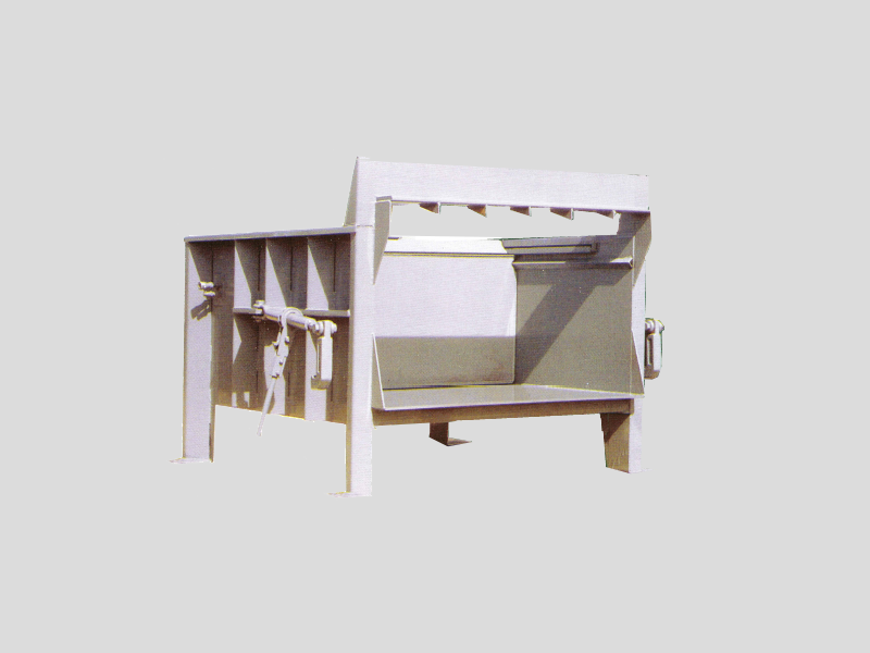 Compactor Workstation Stationary Compactor - Dual Ram | Cooper Tank