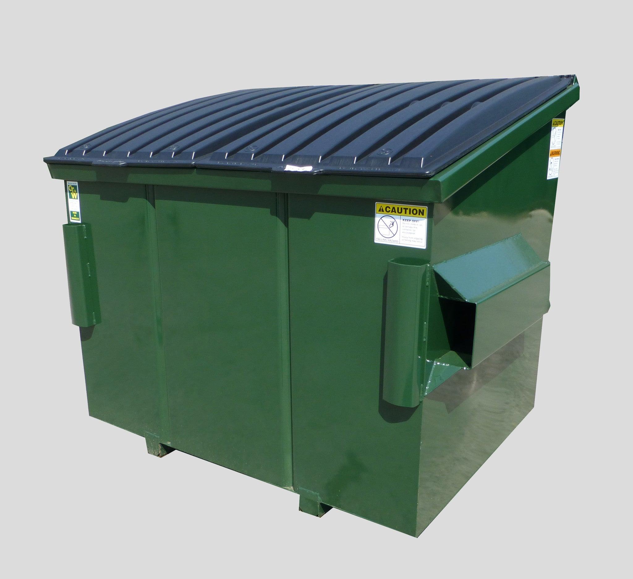 Container Front Lip Front Load Container - Flat Lid | Cooper Tank